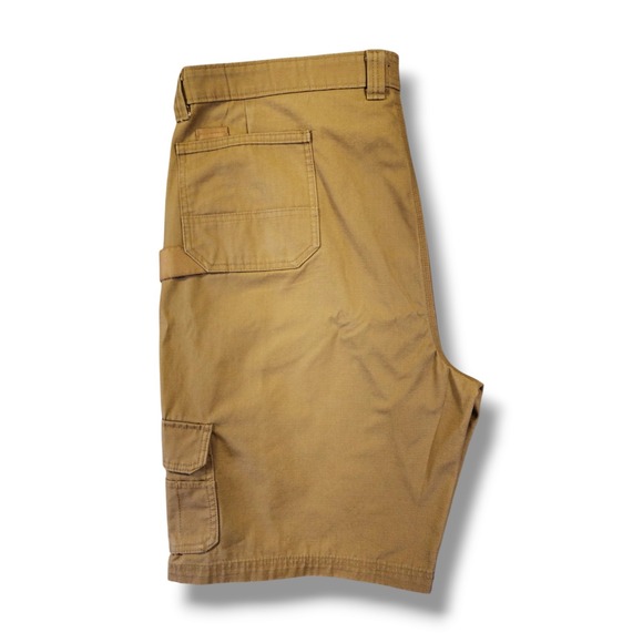 Dickies Ripstop Ultimate Cargo Brown Shorts Multi Use Pockets Men's 44 - Picture 13 of 16